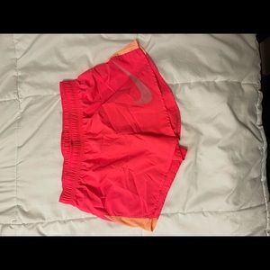 Nike hot pink shorts size S